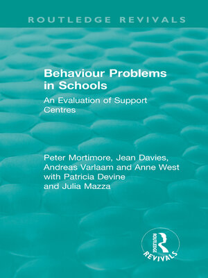 cover image of Behaviour Problems in Schools